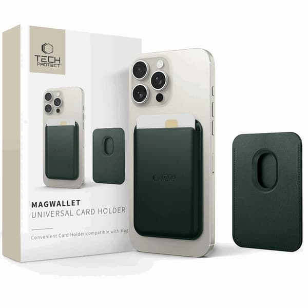 Tech-Protect Universal Magsafe Kortholder Magnetisk - Khaki