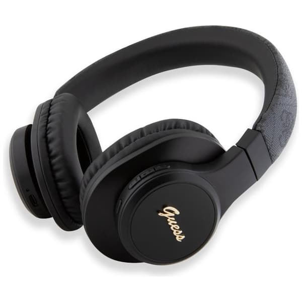 Guess On-Ear Hovedtelefoner Bluetooth 4G Triangle Logo - Sort