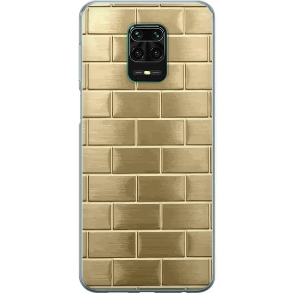 Mobilskal till Xiaomi Redmi Note 9 Pro med Gyllene Murstenar
