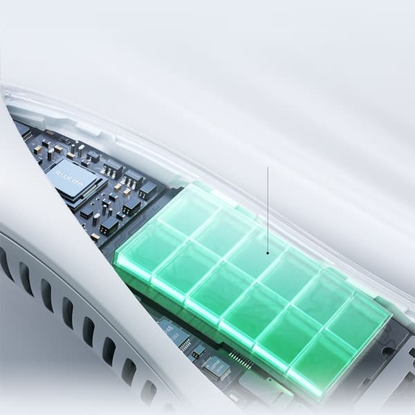 Jisulife Bærbar Halsventilator 4000 mAh Ventilator 3 - Grå