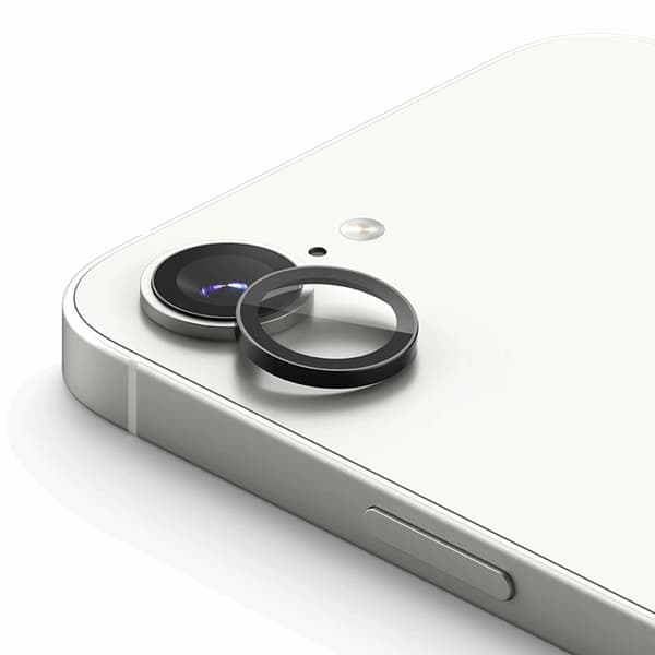 Ringke [2-Pack] iPhone 16e Härdat Glas Kameraskydd Ram