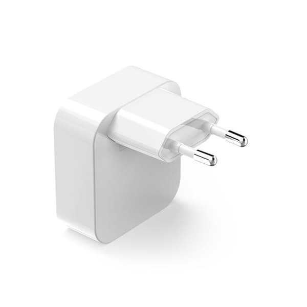 HAMA Oplader 2xUSB-C GaN PD 40W Hurtig Foldbar Mini Hvid