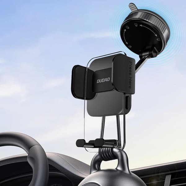 Dudao Bilholder til Dashboard F24PLUS - Sort