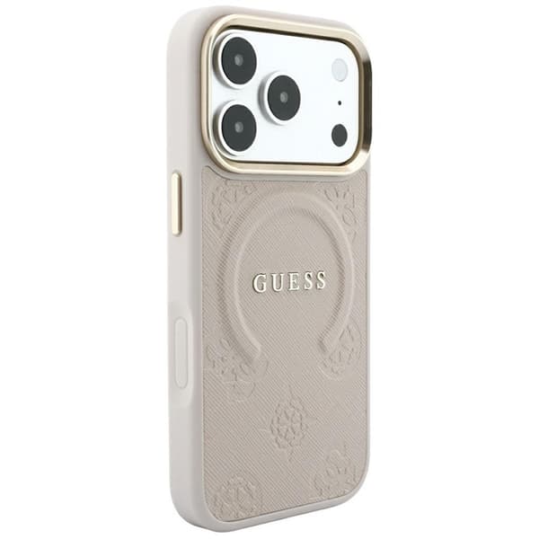 Guess Mobilskal För iPhone 18 Pro Max/17 Pro Max Magsafe Saffiano Peony