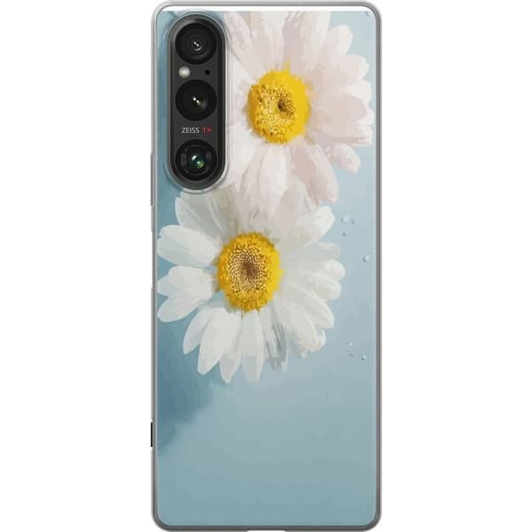 Mobiletui til Sony Xperia 1 V med sommerblomster