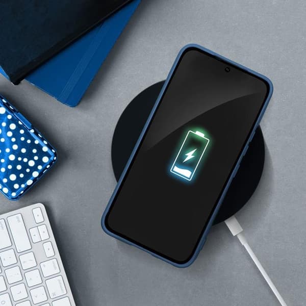 Mobilskal till Galaxy A36 5G Silikon - Blå