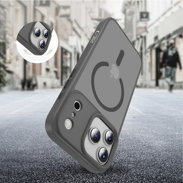 Tech-Protect Mobilskal till iPhone 17 Pro Magsafe Matte - Crayon Grå