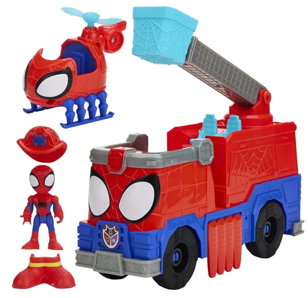 MARVEL SM and AF Rescue Webs Firetruck