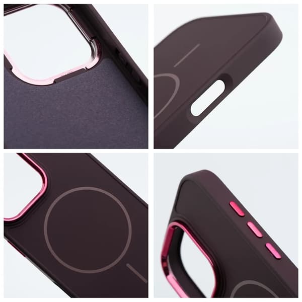 Telefontaske til iPhone 13 Pro Magsafe Frame - Lilla