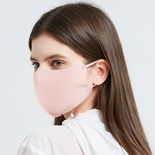 Tvättbar mask Munskydd Skyddsmask Rosa