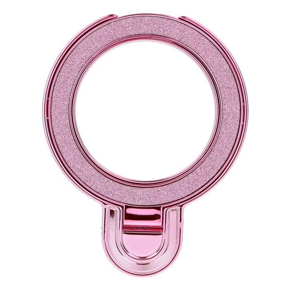 Mobiltelefonstativ CIRCLE GLITTER Stick-on - Pink