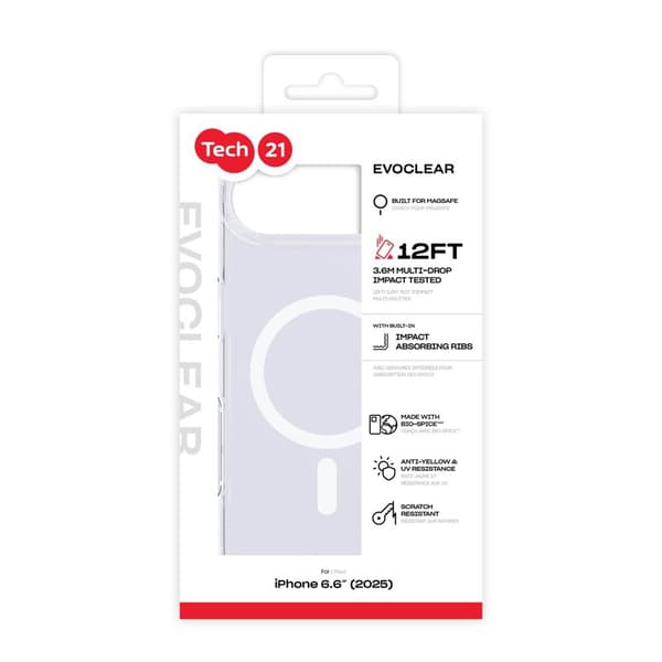 Tech21 Evo Clear MagSafe Apple iPhone Air Transparent