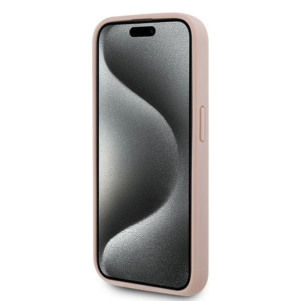 Karl Lagerfeld iPhone 15 Pro MagSafe Læder Monogram Metal
