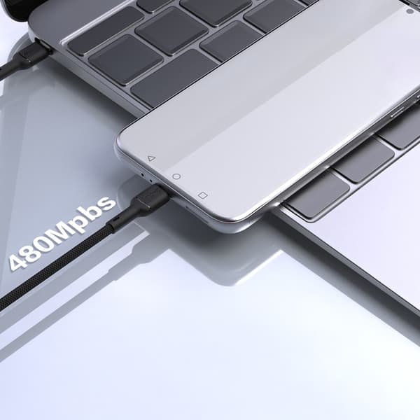 Dudao USB-C til USB-C Kabel 240W 1.2m L9C Max - Sort