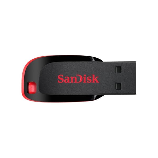 SANDISK USB-flashdrev 2.0 Blade 128GB Sort