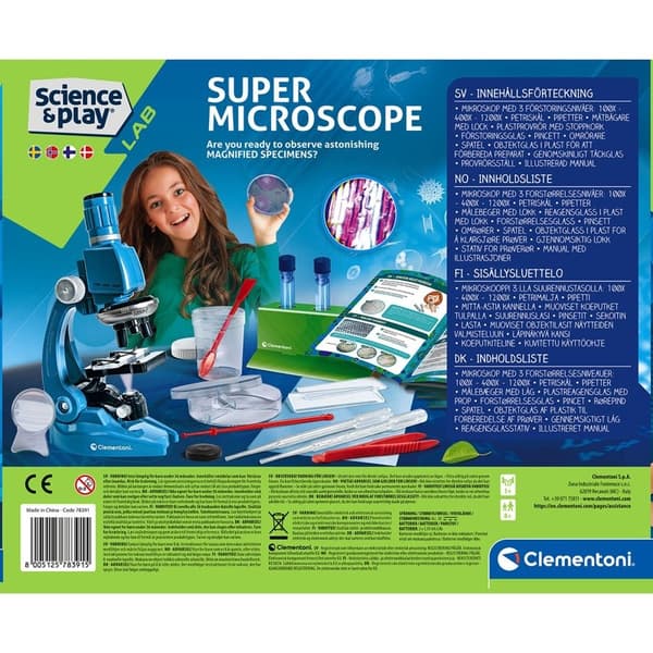 CLEMENTONI Supermikroskop