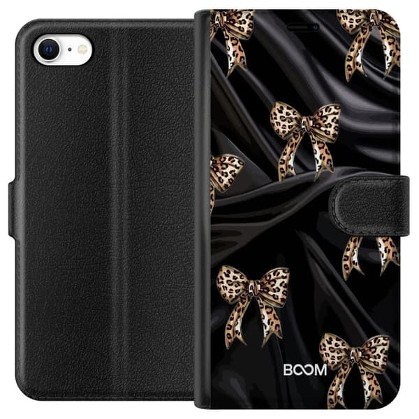 Plånboksfodral till Apple iPhone 6s med Leopard Bow