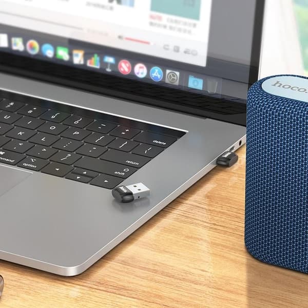 HOCO adapter USB A bluetooth UA18 sort