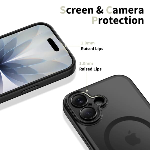 Tech-Protect Telefontaske til iPhone 17 Magsafe Peak - Mat Sort
