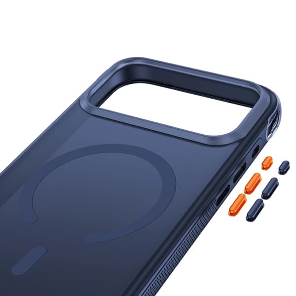 Tech-Protect Mobilskal För iPhone 18 Pro/17 Pro Magsafe Magair CC - Djupblå