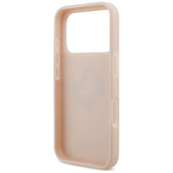 Guess Mobilskal till iPhone 17 Pro Max Grained Classic Logo - Rosa