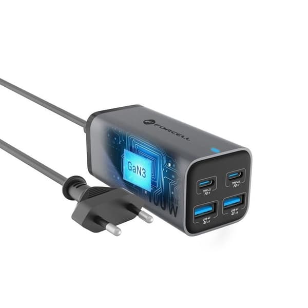 Forcell hurtigoplader 100W PD QC 4.0 GaN III SFC 2.0 5A