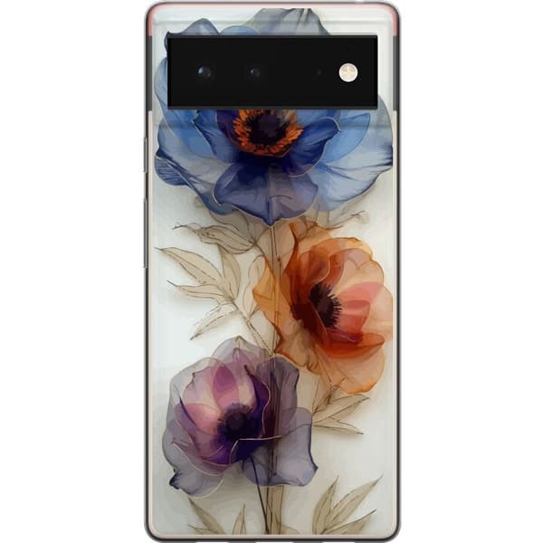 Mobilskal till Google Pixel 6 med Silkesblommor