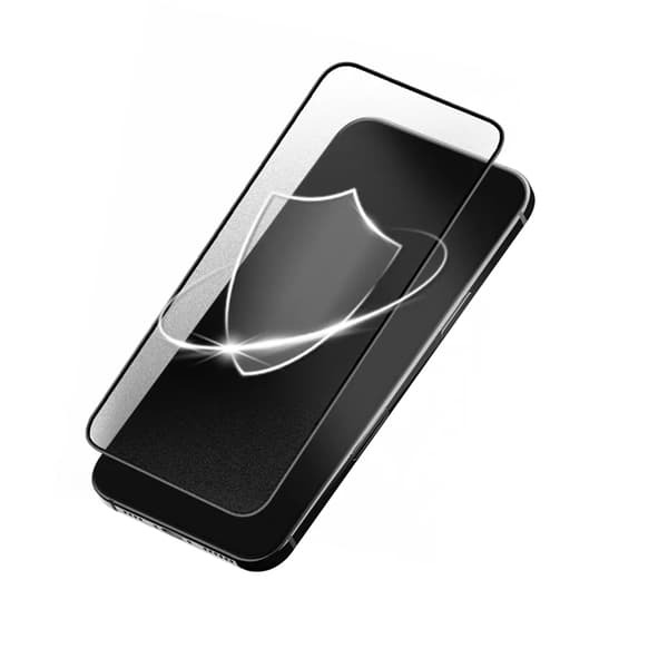 Forcell iPhone 12 Pro Max Karkaistu lasinen näytönsuoja Matta - Musta