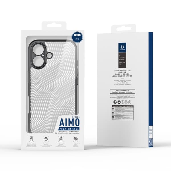 Dux Ducis Telefontaske til iPhone 17 Aimo - Sort