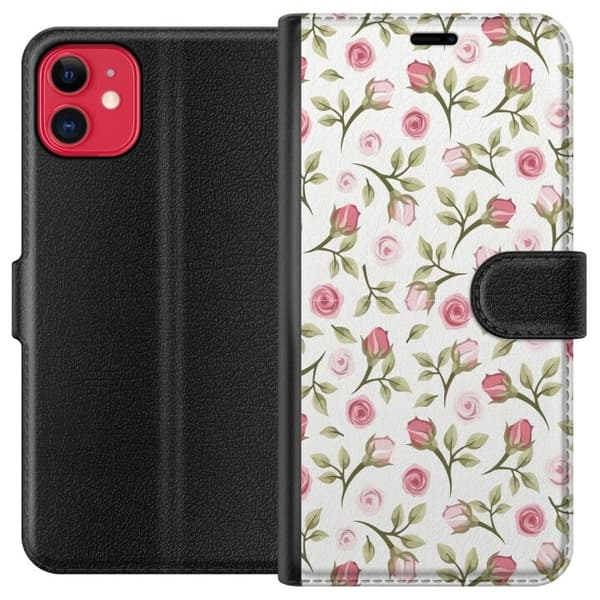 Pung Taske til Apple iPhone 11 med Blomster