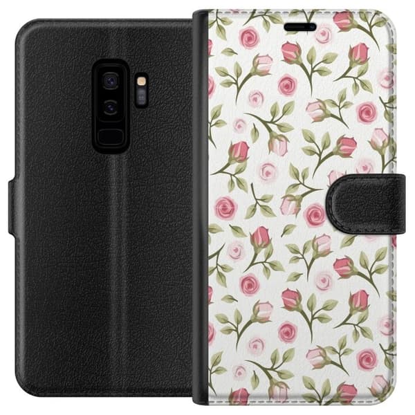 Pung Taske til Samsung Galaxy S9+ med Blomster