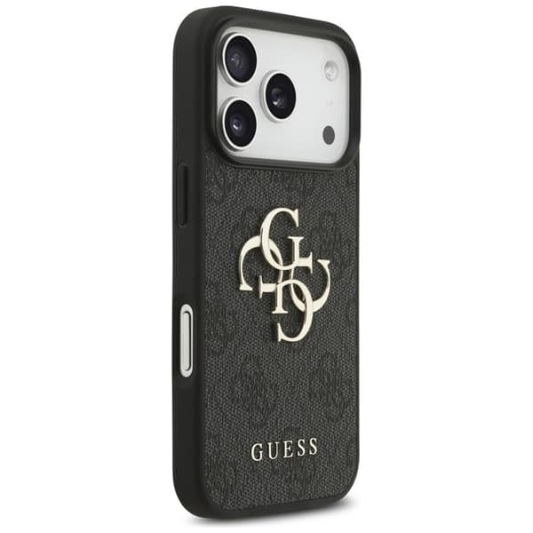 Guess Telefontaske til iPhone 17 Pro 4G Stort Logo - Sort