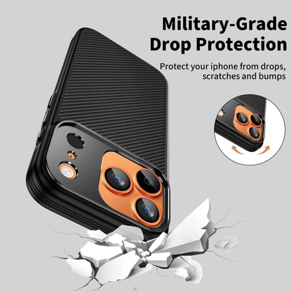 Tech-Protect Telefontaske til iPhone 17 Pro Magsafe Kevlar Aramid - Sort