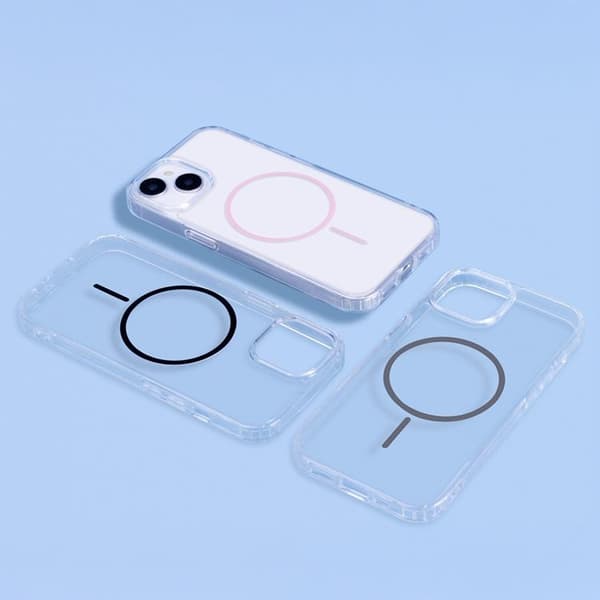 Mobilskal till iPhone 16e Magsafe Anti Shock Thin - Rosa