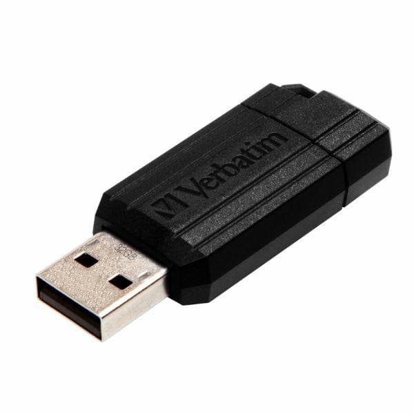 Verbatim Pendrive 32GB USB-A 2.0 PinStripe - Sort