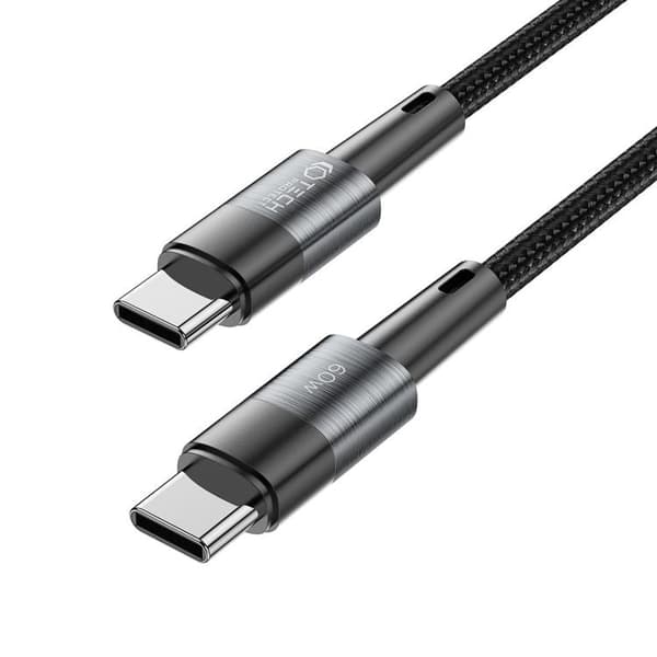 Tech-Protect USB-C till USB-C kabel Ultraboost 0.25m - Grå