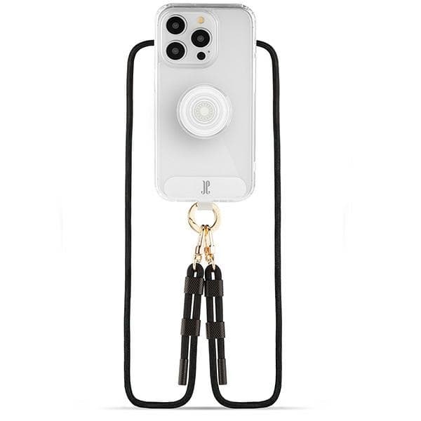 Just Elegance iPhone 15 Pro Max Kuori 3in1 PopGrip Läpinäkyvä