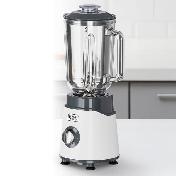 BLACK+DECK Blenderkrukke Blender 1000W Hvid