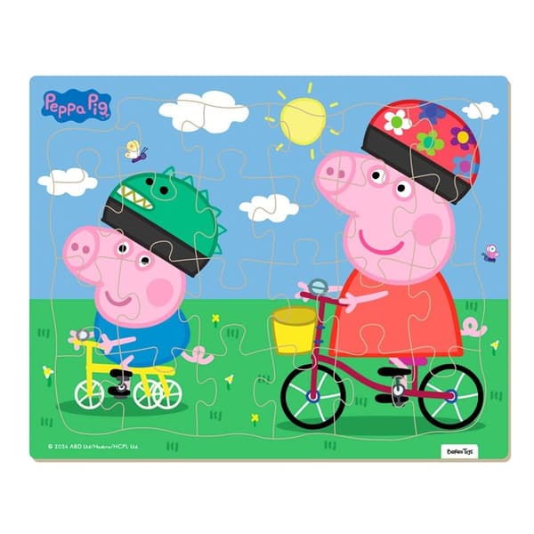 PEPPA PIG indrammet puslespilcykel