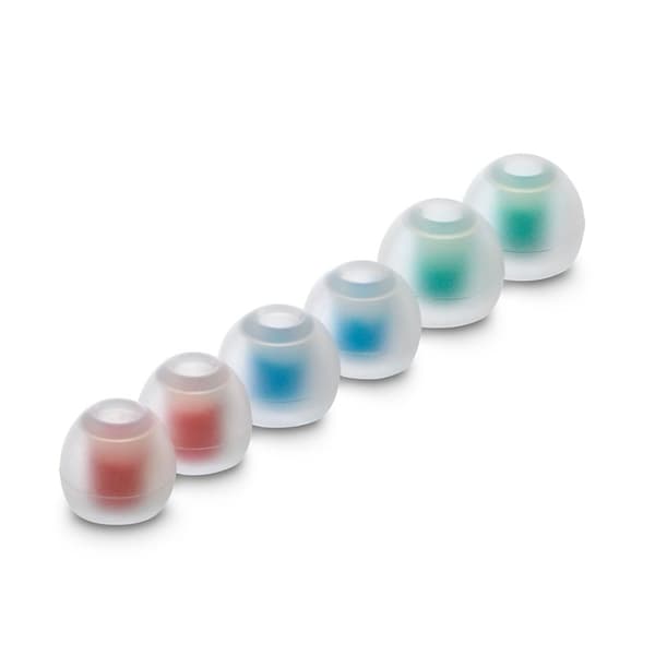 HAMA Ersättningsöronkuddar Silicone 6-Pack Vit