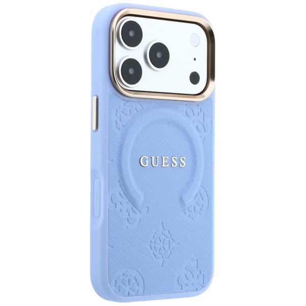 Guess Mobilskal För iPhone 18 Pro/17 Pro Magsafe Saffiano Peony & Ring