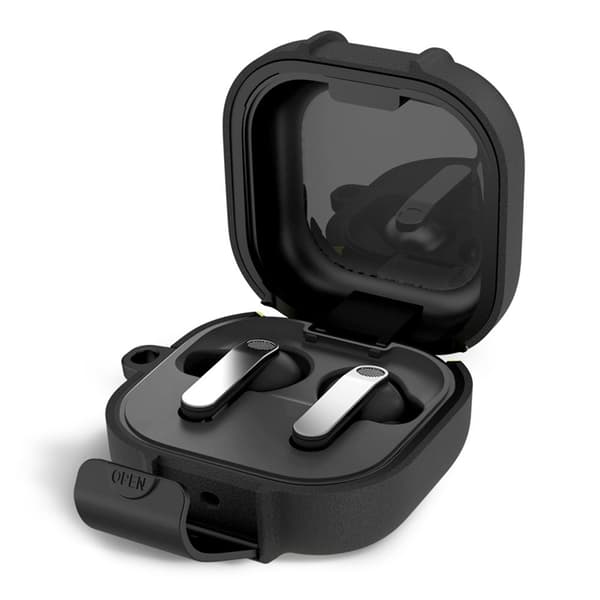 Tech-Protect Skal För Galaxy Buds 4/4 Pro Slim Hook - Svart