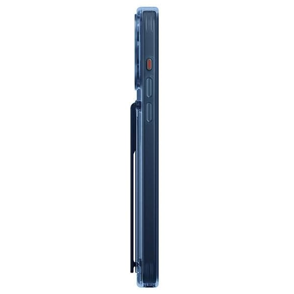 UNIQ Mobilskal till iPhone 15 Pro Heldro Mount with Stand - mörkblå