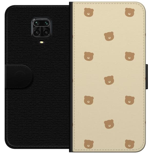 Pung Taske til Xiaomi Redmi Note 9S med bjørnemønster