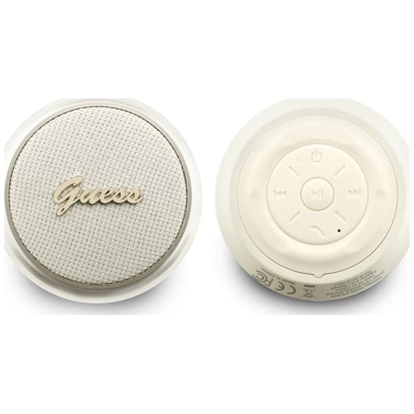 Guess Bluetooth Högtalare Script Metal Logo 5W - Guld