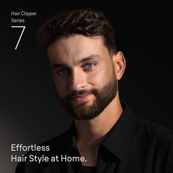 BRAUN Hårklipper Series 7 + 5 Stylingværktøjer HC 7590 - Sort