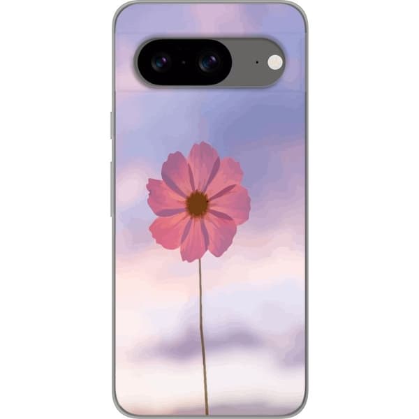 Mobilskal till Google Pixel 8 med Rosa blomma