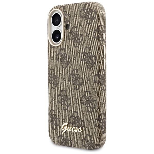 Guess  Mobilskal För iPhone 17 MagSafe 4G Script - Brun