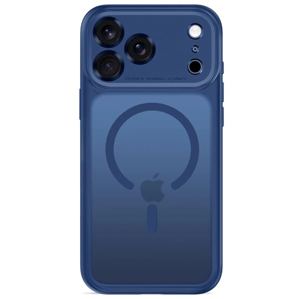 Tech-Protect Mobilskal För iPhone 18 Pro/17 Pro Magsafe Magpeak - Matte Mörkblå