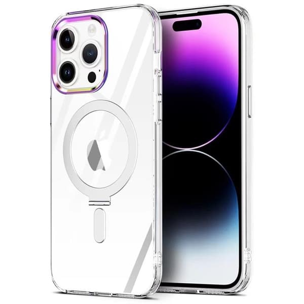 Mobilcover til iPhone 14 Pro Max Magsafe Bracket - Hvid
